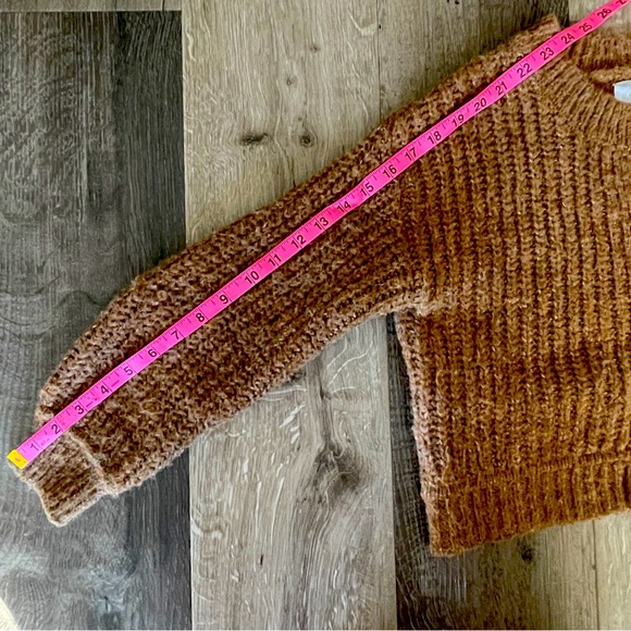 Zara 100% Polyester Brown Button Down Knitted Sweater for Girls Size 11-12 - Picture 3 of 13